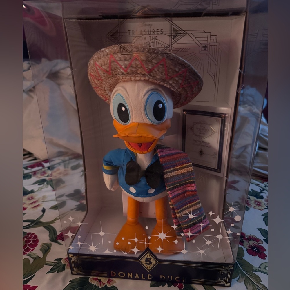 Donald Duck Plush with Sombrero and Poncho